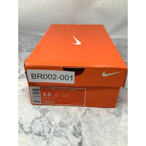 Nike Women's 5.5 Black Free 5.0 Tri Fit 5 Breathe Running Shoes Athletic BR2-1 - Picture 12 of 14